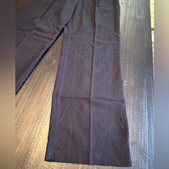 Old Navy High Waisted Linen Blend Dress Pants Black Size 14 Tall - Picture 3 of 11